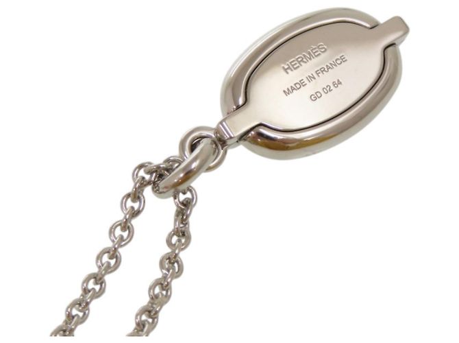 Collar Hermès Mini Maillon PM Plata Crudo - vista 8