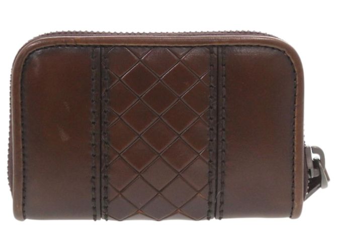 Monedero de cuero Bottega Veneta Castaño - vista 2