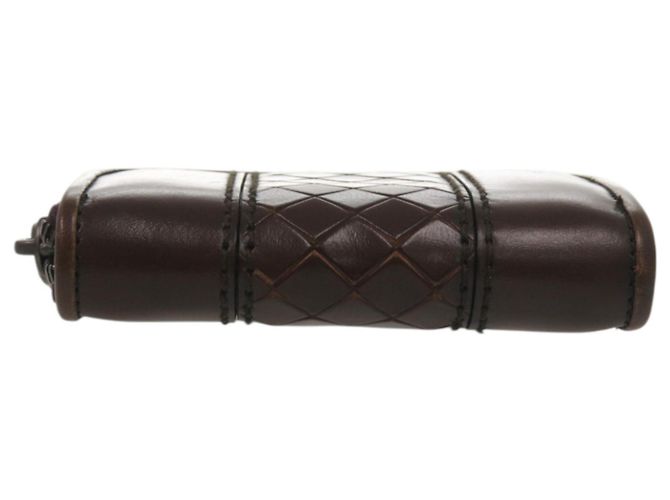 Monedero de cuero Bottega Veneta Castaño - vista 3