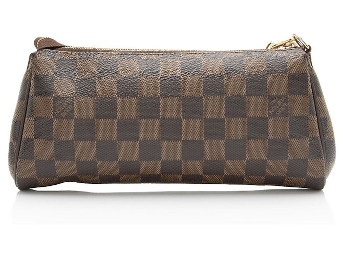 Clutch Eva Damier Ebene Louis Vuitton Castaño - vista 3