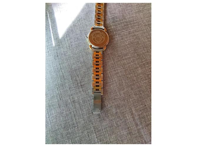 Relógio Hermès Pullman Prata Dourado - vista 4