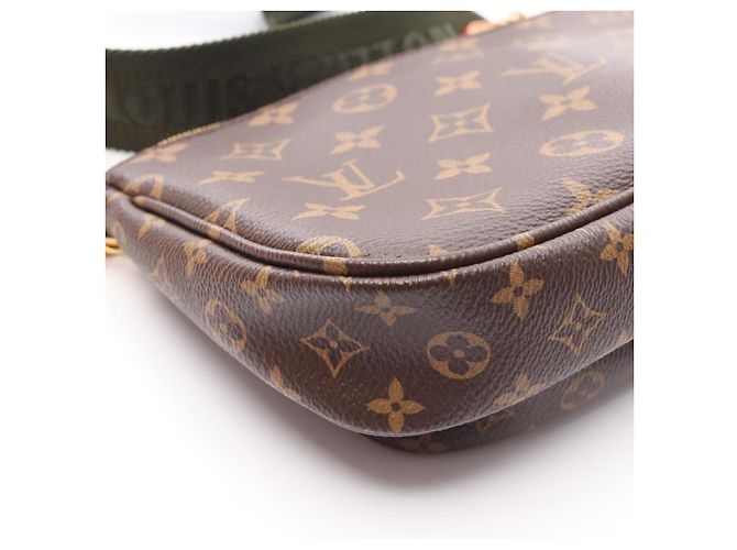 Borsa a Spalla 2 in 1 Multi Pochette Accessoires Monogram Louis Vuitton Marrone Cachi - vista 10