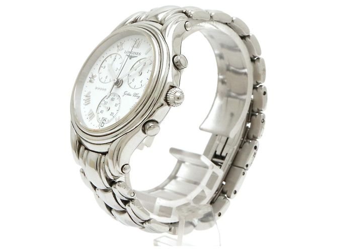 Relógio de aço inoxidável Longines Golden Wing - vista 2