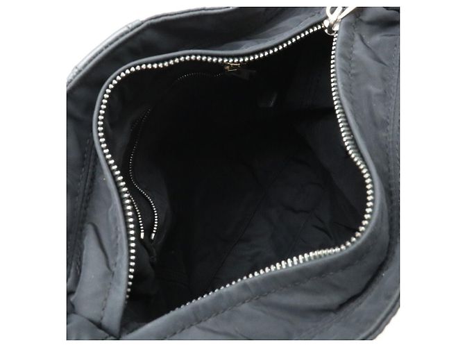 Borsa a Spalla in Nylon e Pelle Acapulco di Hermès Nero - vista 6