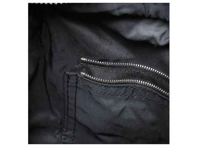 Borsa a Spalla in Nylon e Pelle Acapulco di Hermès Nero - vista 7