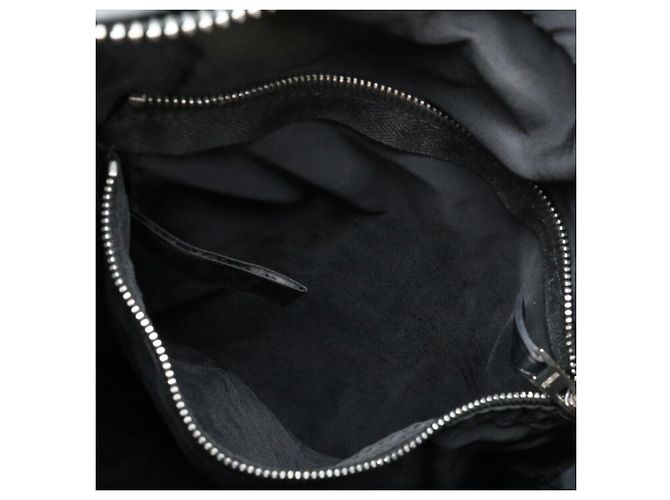 Borsa a Spalla in Nylon e Pelle Acapulco di Hermès Nero - vista 8