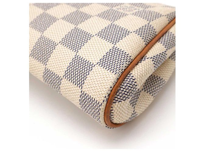 Borsa a Spalla 2 in 1 Louis Vuitton Eva Damier Azur Crudo - vista 3