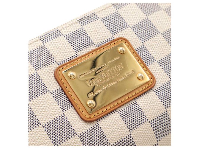 Borsa a Spalla 2 in 1 Louis Vuitton Eva Damier Azur Crudo - vista 4