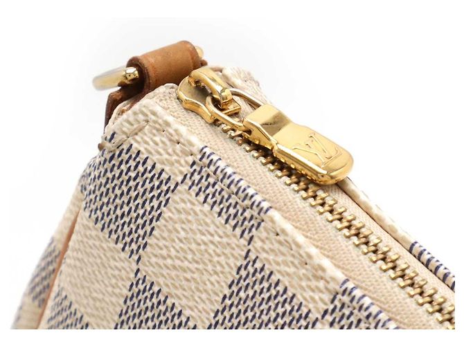 Borsa a Spalla 2 in 1 Louis Vuitton Eva Damier Azur Crudo - vista 5