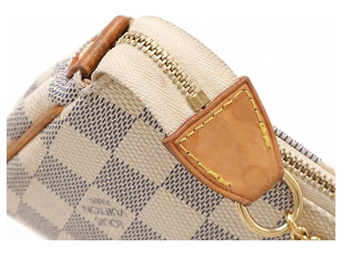 Borsa a Spalla 2 in 1 Louis Vuitton Eva Damier Azur Crudo - vista 6