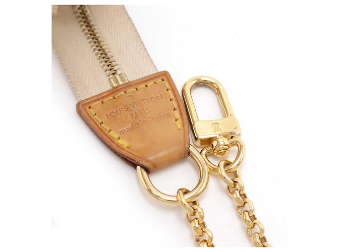 Borsa a Spalla 2 in 1 Louis Vuitton Eva Damier Azur Crudo - vista 7