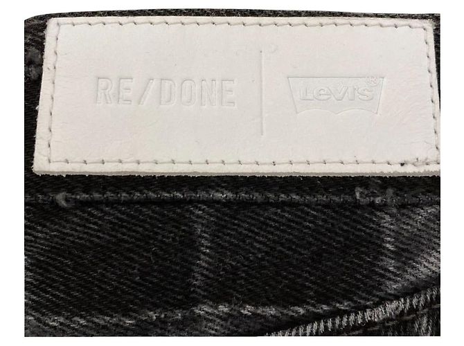 Autre Marque Pantalones de denim RE/DONE Levi's Negro - vista 6
