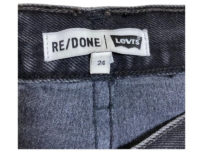 Autre Marque Pantalones de denim RE/DONE Levi's Negro - vista 8
