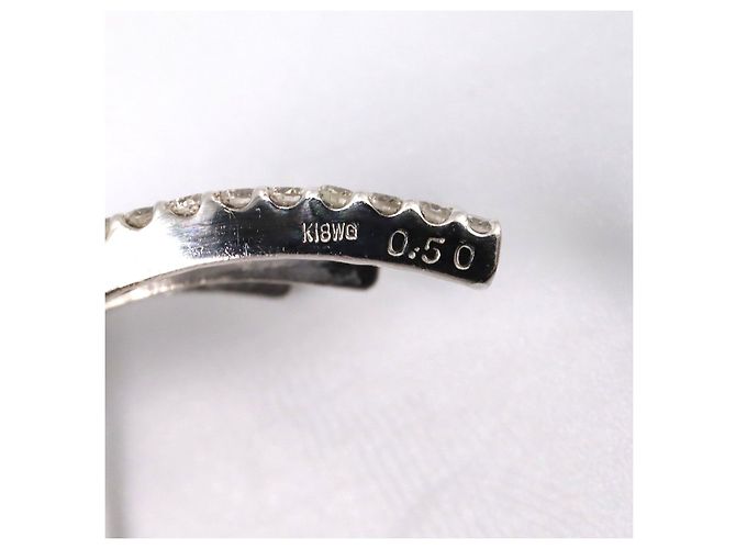 Autre Marque Orecchini in diamante in oro bianco Au750 - vista 5
