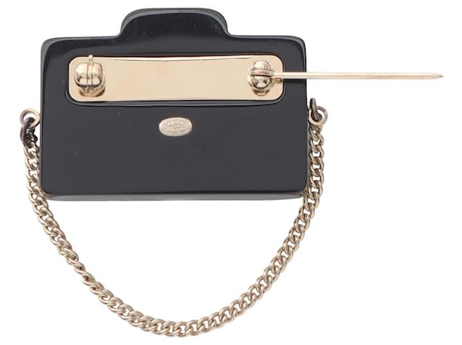 Timeless Spilla Coco Mark di Chanel Nero - vista 2