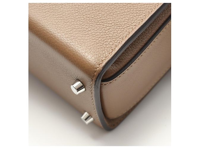Hermès Borsa Hermes New Drag 22 Evercolor Marrone - vista 8