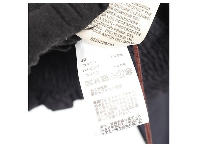 Chaqueta de algodón bordada con smocks de Hermès Azul Azul marino - vista 4