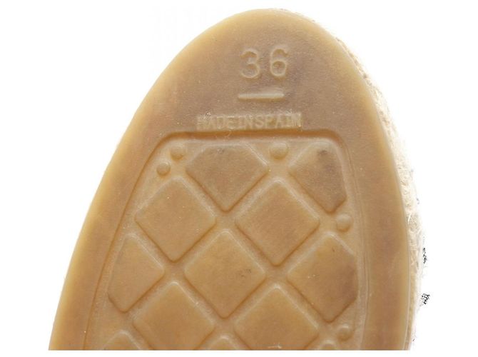 Timeless Stoff-Slipper mit Coco-Logo von Chanel Blau - Ansicht 6