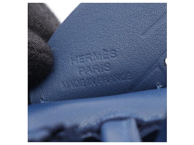 Hermès Rodeo Pegasus Swift Leder Charm Blau - Ansicht 3