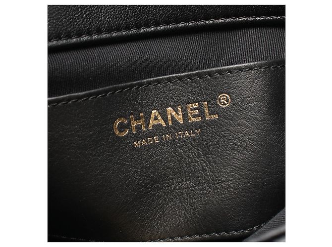 Timeless Chanel Matelassé Leder Rucksack Schwarz - Ansicht 4
