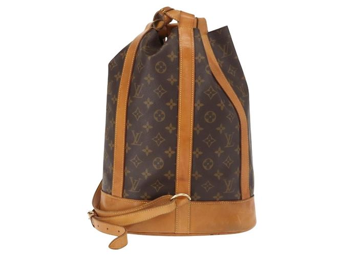 Zaino Randonnee Monogram in Canvas PM Louis Vuitton Marrone - vista 2