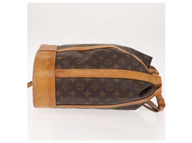 Zaino Randonnee Monogram in Canvas PM Louis Vuitton Marrone - vista 3