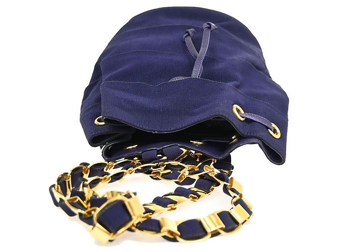 Salvatore Ferragamo Vara Chain Canvas Porpora - vista 7
