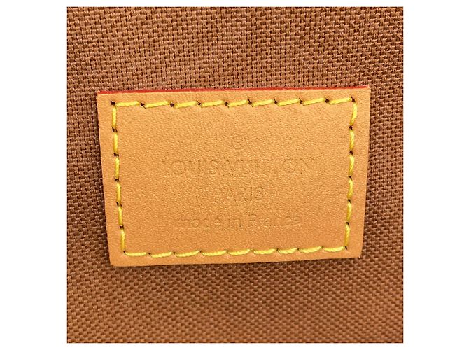 Zaino Montsouris NM PM Monogramma Louis Vuitton Marrone - vista 12