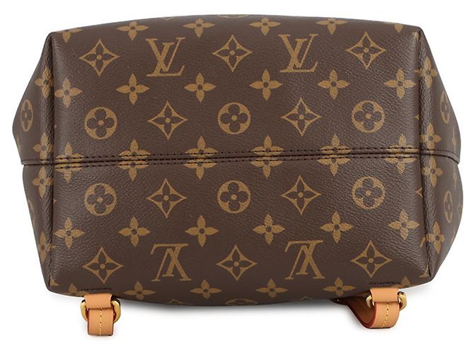 Zaino Montsouris NM PM Monogramma Louis Vuitton Marrone - vista 3