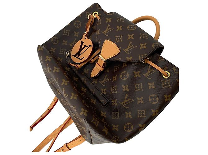 Zaino Montsouris NM PM Monogramma Louis Vuitton Marrone - vista 6
