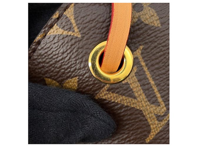 Zaino Montsouris NM PM Monogramma Louis Vuitton Marrone - vista 9