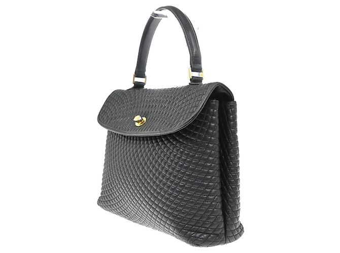 Bally Vintage Pelle Trapuntata Nero - vista 3