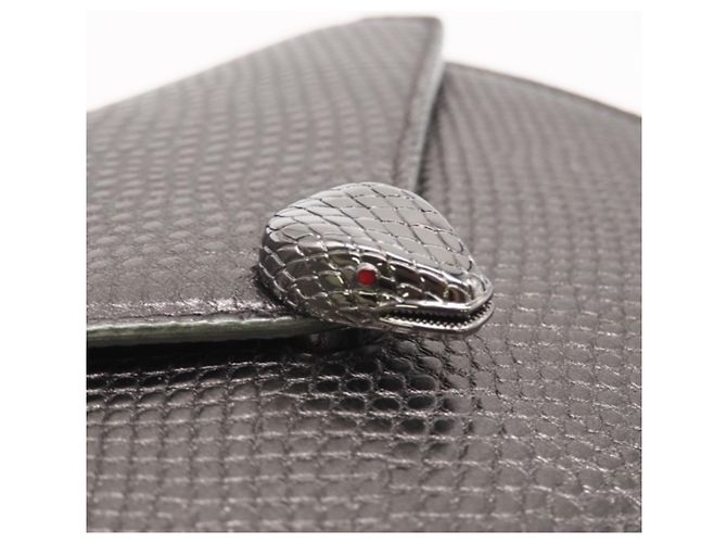 Bulgari Borsa a Spalla Bvlgari Serpenti Molten Karung Chain Argento - vista 10