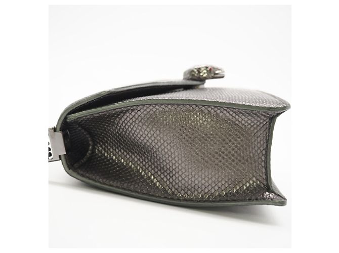 Bulgari Borsa a Spalla Bvlgari Serpenti Molten Karung Chain Argento - vista 6
