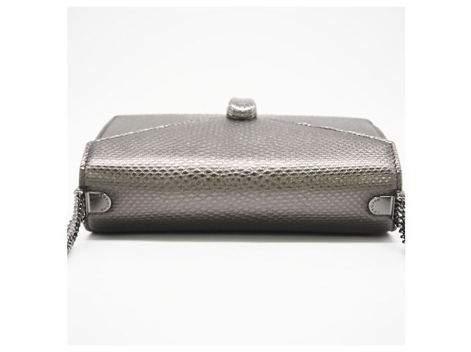 Bulgari Borsa a Spalla Bvlgari Serpenti Molten Karung Chain Argento - vista 8