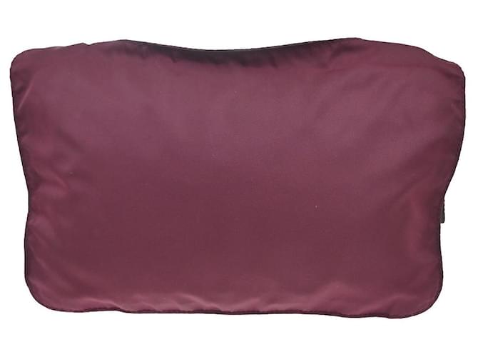 Borsa Messenger Prada Printed Tessuto Small Rosso - vista 4