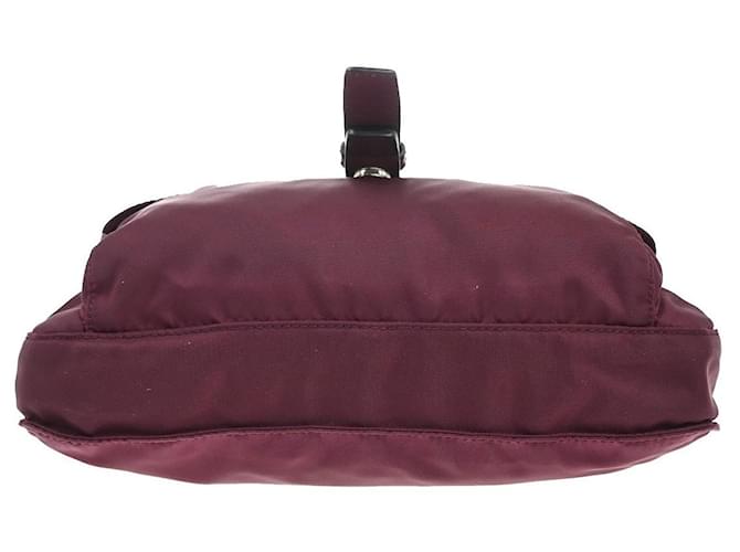 Borsa Messenger Prada Printed Tessuto Small Rosso - vista 6