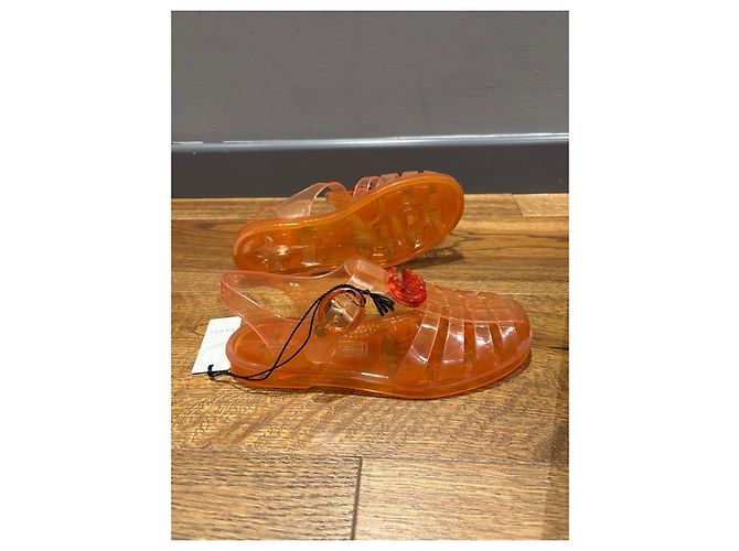 Sandali Gucci Jelly Logo GG Arancioni Arancione - Ansicht 2
