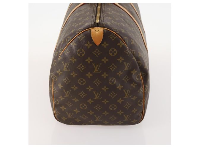 Louis Vuitton Keepall Monogram Canvas 55 Marron - vue 3