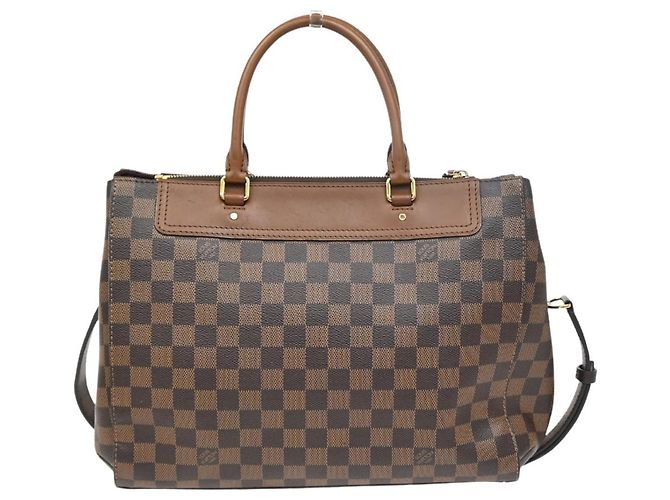 Borsa Greenwich Damier Louis Vuitton Marrone - vista 2