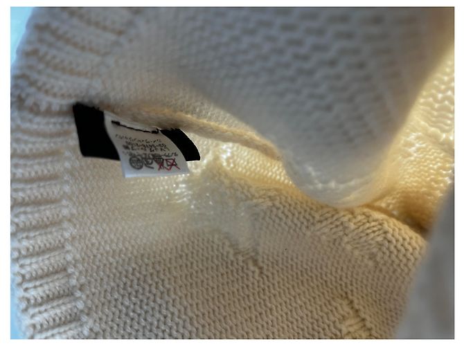 Beanie in Cachemire Medio Louis Vuitton Bianco - vista 5
