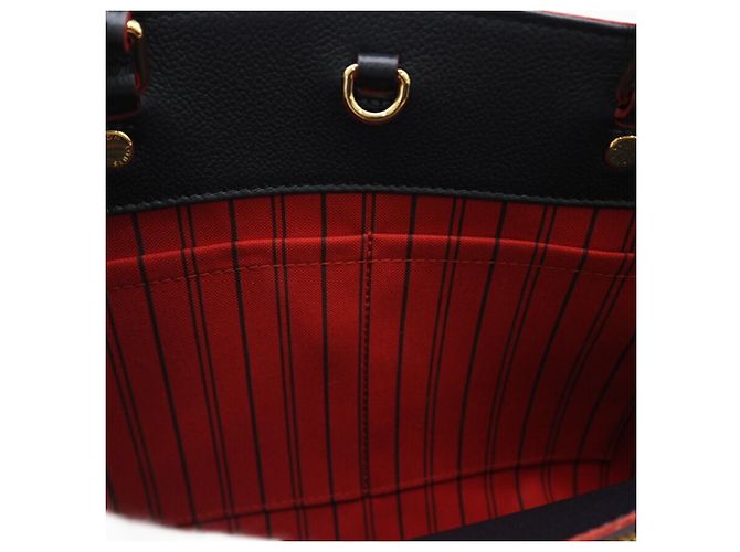 Bolso de Hombro Montaigne MM Empreinte Louis Vuitton Roja Azul marino - vista 12