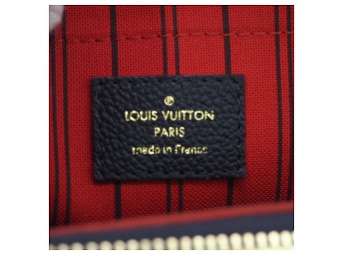 Bolso de Hombro Montaigne MM Empreinte Louis Vuitton Roja Azul marino - vista 13