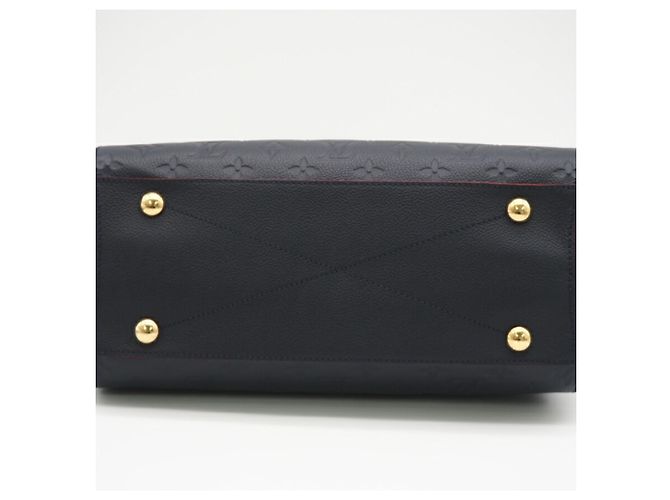 Bolso de Hombro Montaigne MM Empreinte Louis Vuitton Roja Azul marino - vista 6