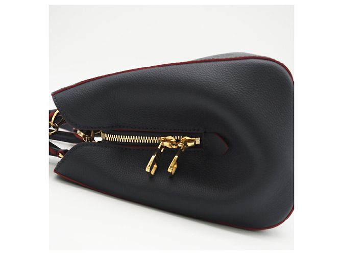 Bolso de Hombro Montaigne MM Empreinte Louis Vuitton Roja Azul marino - vista 8