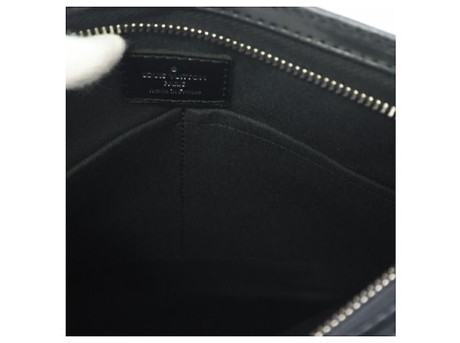 Borsa a Spalla Louis Vuitton Graphite Thomas N58028 Marrone Nero - vista 11
