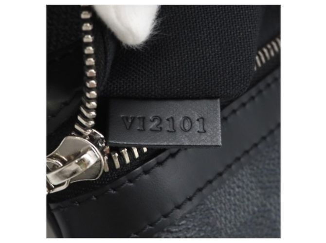 Borsa a Spalla Louis Vuitton Graphite Thomas N58028 Marrone Nero - vista 13