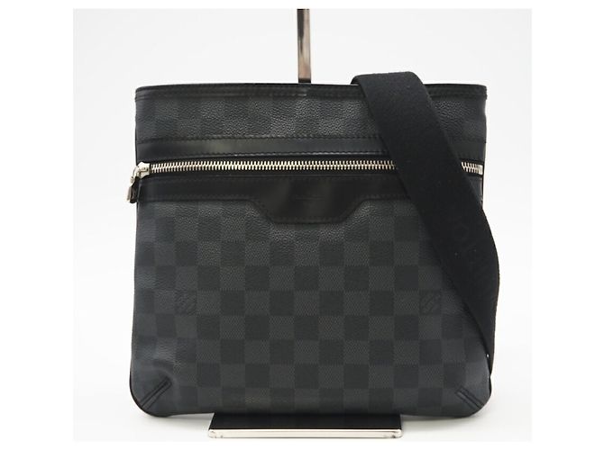 Borsa a Spalla Louis Vuitton Graphite Thomas N58028 Marrone Nero - vista 2