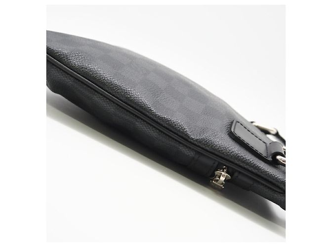 Borsa a Spalla Louis Vuitton Graphite Thomas N58028 Marrone Nero - vista 6