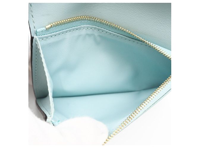 Billetera Compacta Vertical Taurillon Louis Vuitton Azul Beige - Ansicht 11